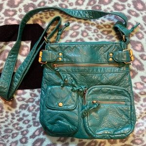 Teal crossbody purse